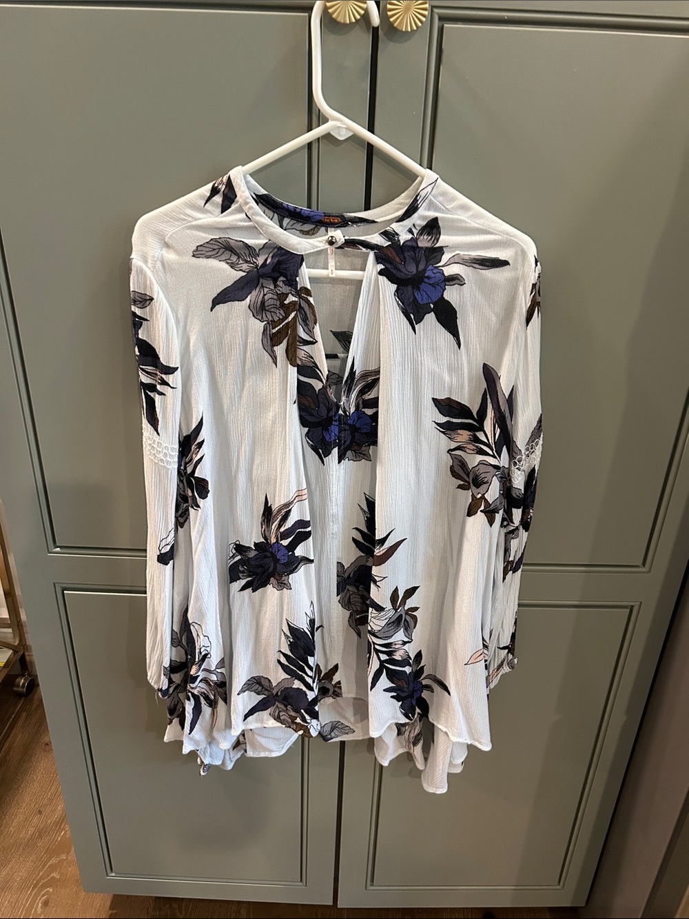 Free People floral blouse